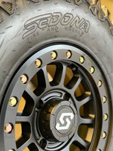 Load image into Gallery viewer, 30&quot; SEDONA TRAIL SAW 14&quot; SEDONA SANO BEADLOCK WHEEL TIRE SET CANAM 4/137
