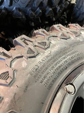 Load image into Gallery viewer, 28” SEDONA TRAIL SAW TIRE 14” RACELINE TROPHY WHEEL 4/137 CANAM
