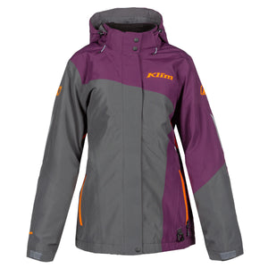 ALLURE JACKET DEEP PURPLE-ASPHALT