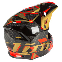 Load image into Gallery viewer, F3 CARBON HELMET ECE RAID FIERY RED - GOLD
