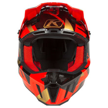 Load image into Gallery viewer, F3 CARBON HELMET ECE RAID FIERY RED - GOLD
