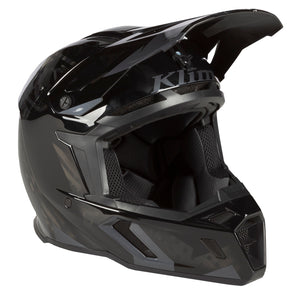 F5 HELMET ECE AMP BLACK - ASPHALT