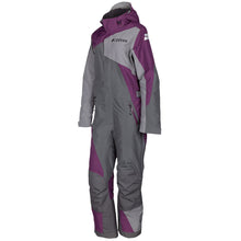 Load image into Gallery viewer, VAILSLIDE WOMENS INSULATED ONE-PIECE DEEP PURPLE - ASPHALT
