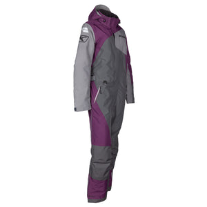 VAILSLIDE WOMENS INSULATED ONE-PIECE DEEP PURPLE - ASPHALT