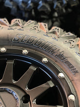 Load image into Gallery viewer, 28&quot; SEDONA RIP SAW 14&quot; RACELINE TROPHY WHEEL TIRE SET CANAM 4/137
