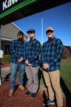 Load image into Gallery viewer, SVM BARREL FLANNEL BLUE/BLACK/HI-VIS
