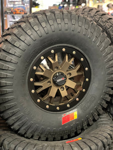 32” GMZ IVAN STEWART 15” SYSTEM3 SB-4 BRONZE BEADLOCKS CANAM 4/137