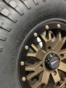 32” GMZ IVAN STEWART 15” SYSTEM3 SB-4 BRONZE BEADLOCKS CANAM 4/137