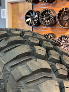 30” BFGOODRICH MUD TERRAIN KM3 15” RACELINE TROPHY WHEEL AND TIRE SET 4/156 POLARIS KAWASAKI