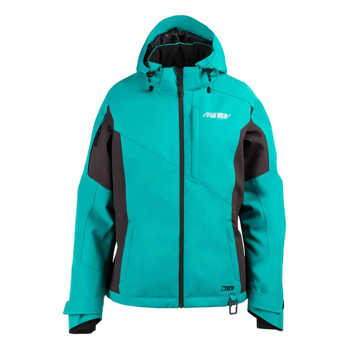 WOMEN'S RANGE INSULATED JACKET EMERALD WITH MINT